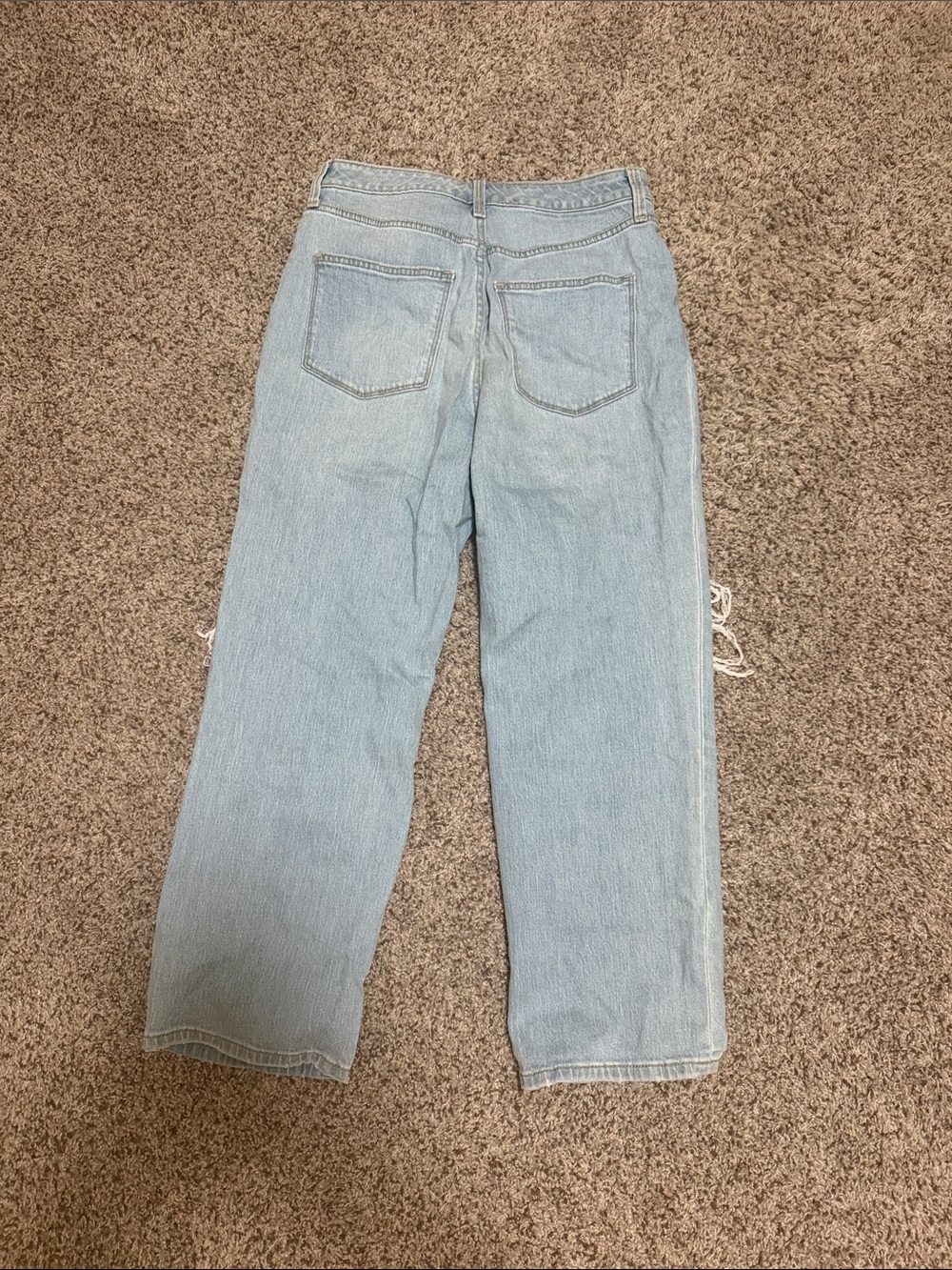 Universal Thread Light Blue Ripped Boyfriend Jeans - Picture 4 of 4